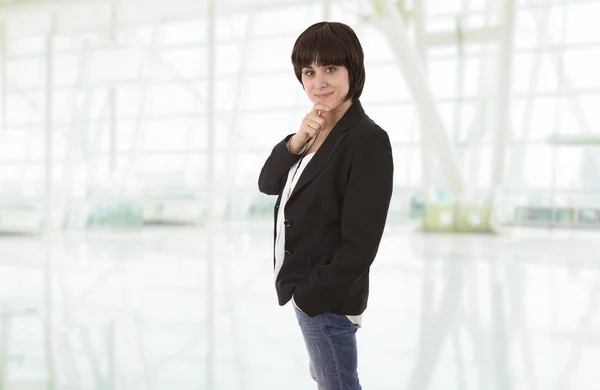 Joven Mujer Negocios Retrato Oficina — Foto de Stock