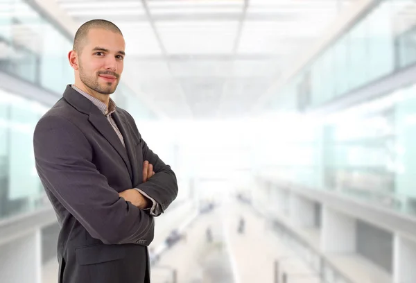 Happy Business Man Portrait Office — Stock Photo, Image