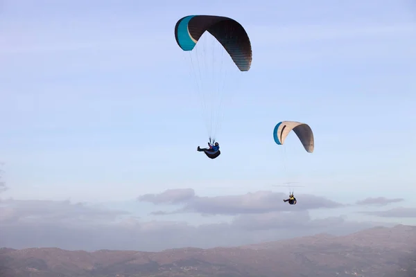 Paragliding Cross Country Portuguese League North Portugal Caldelas Portugal — Stock Photo, Image