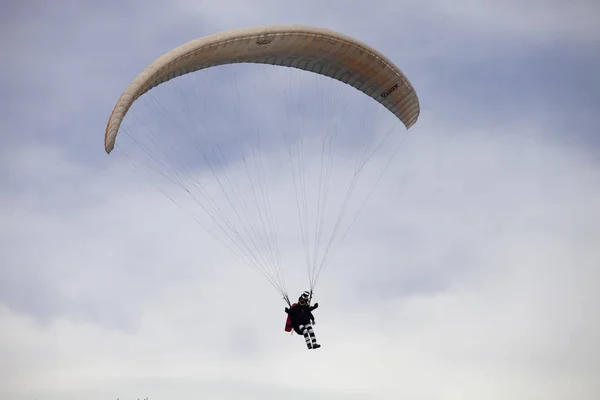 Parapendio Abouaaboua Festival Nel Nord Del Portogallo Settembre 2012 Caldelas — Foto Stock