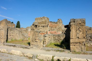 Antik Roma şehir Pompei'nin kalıntıları