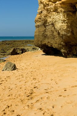 Albufeira, Algarve 'deki güzel sahil, Portekiz' in güneyi.