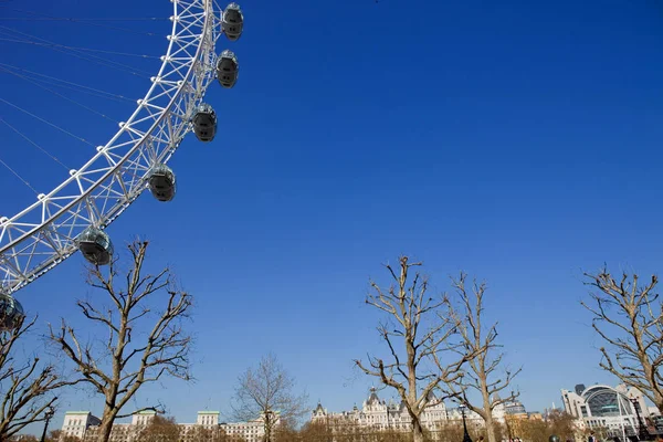 Londra Londra göz veya millennium tekerlek — Stok fotoğraf