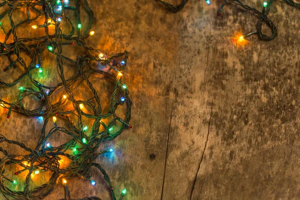 Christmas decoration with lighting — Stock Photo, Image