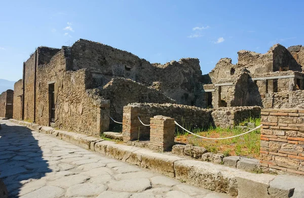 Antik Roma şehir Pompei'nin kalıntıları — Stok fotoğraf