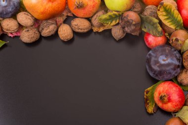 sonbahar natürmort, kopya alanı