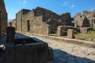 Antik Roma şehir Pompei'nin kalıntıları