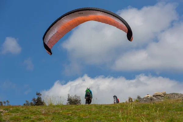 Parapente da Taça Aboua, no norte de Portugal — Fotografia de Stock