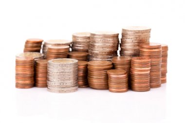 Avro paraları yığını