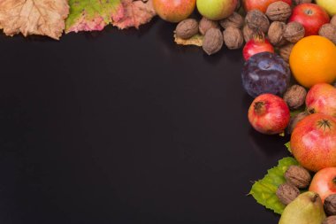 sonbahar natürmort, kopya alanı