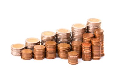 Avro paraları yığını