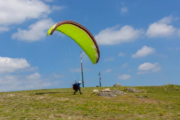 Parapente da Taça Aboua, no norte de Portugal — Fotografia de Stock