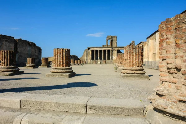 Antik Roma şehir Pompei'nin kalıntıları — Stok fotoğraf