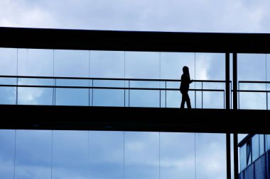 İşkadını modern ofis binası