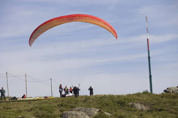 Coupe Aboua de parapente, au nord du Portugal — Photo