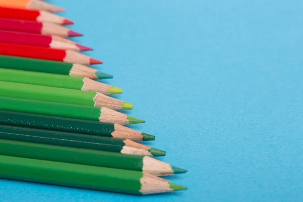 Pensil berwarna-warni kayu — Stok Foto