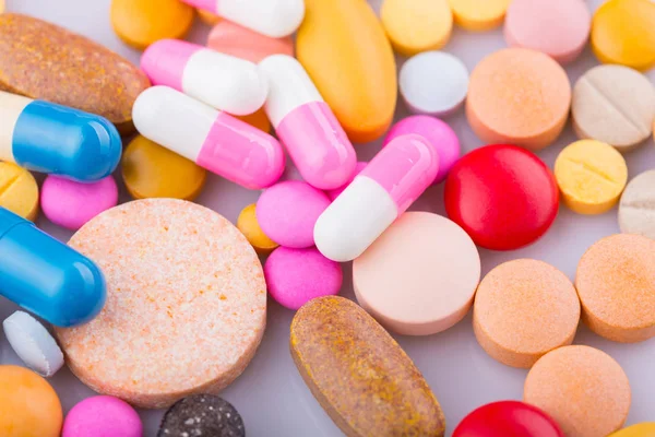 Different tablets pills — Stock Photo, Image
