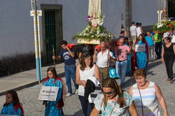 Procesión de Senhora da Abadia en Amares, Portugal —  Fotos de Stock