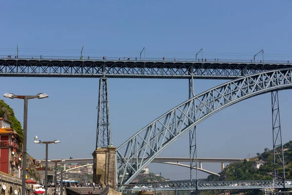 Dom Luis I Bridge, Oporto, Portogallo . — Foto Stock