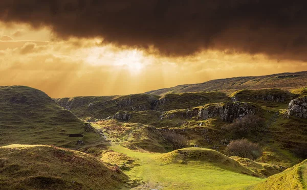 Fairy Glen az Isle of Skye — Stock Fotó