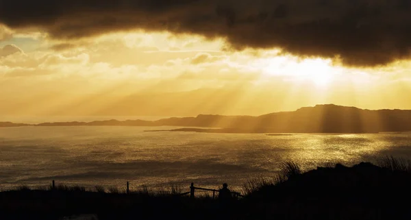 Wschód słońca wyspie Isle of Skye — Zdjęcie stockowe