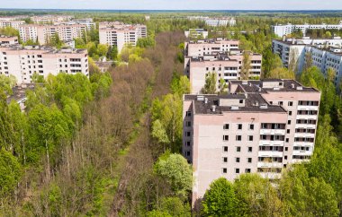 Pripyat şehir Chernobyl içinde 