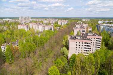 Pripyat şehir Chernobyl içinde