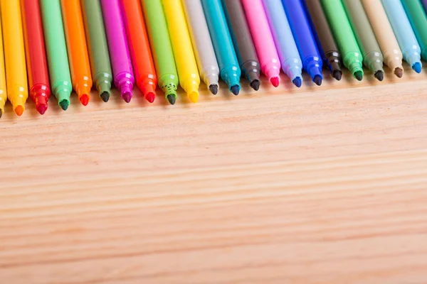 彩色标记笔 — 图库照片