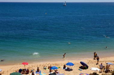 Sao Rafael de kalabalık güzel plaj