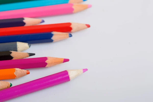 Kleurrijke houten potloden — Stockfoto