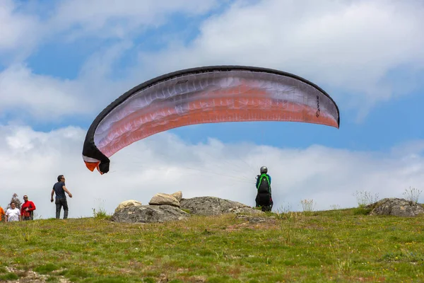 Paragliding Festivali Aboua Cup de Caldelas — Stok fotoğraf