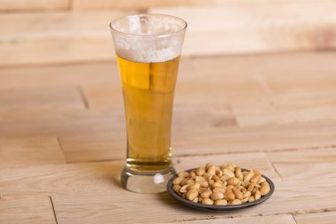 beer and peanuts