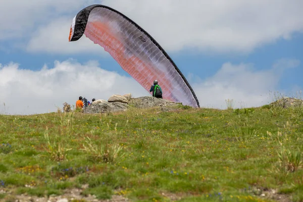 Paragliding Festivali Aboua Cup de Caldelas — Stok fotoğraf