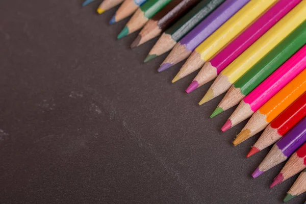 Pensil berwarna-warni kayu — Stok Foto