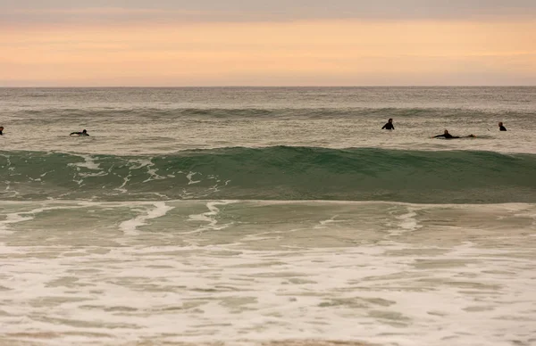 Surfista al atardecer — Foto de Stock