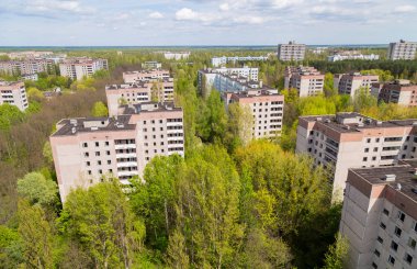 Pripyat şehir Chernobyl içinde