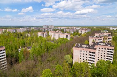 Pripyat şehir Chernobyl içinde