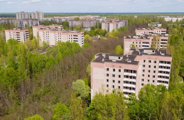 Pripyat şehir Chernobyl içinde