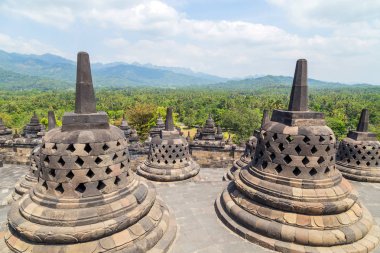 Stupas Borobudur Tapınağı
