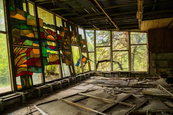 Kyrkan i Tjernobyl — Stockfoto