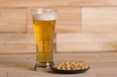 beer and peanuts