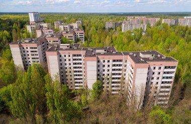 Pripyat şehir Chernobyl içinde