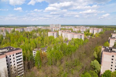 Pripyat şehir Chernobyl içinde