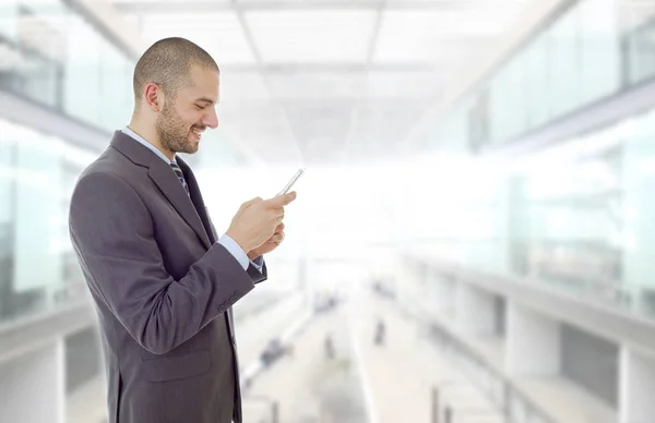 Am Telefon — Stockfoto