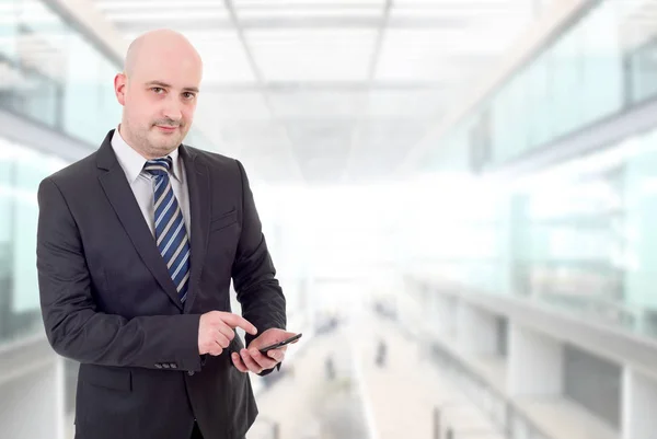 Geschäftsmann am Telefon — Stockfoto