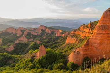 Las Medulas tarihi maden sahası, Las Medulas Doğal Parkı, El Bierzo, İspanya