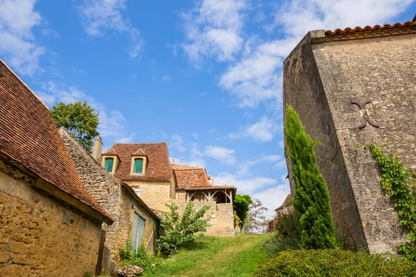 Limeuil Nella Dordogna Regione Perigord Aquitania Francia Borgo Medievale Con — Foto Stock