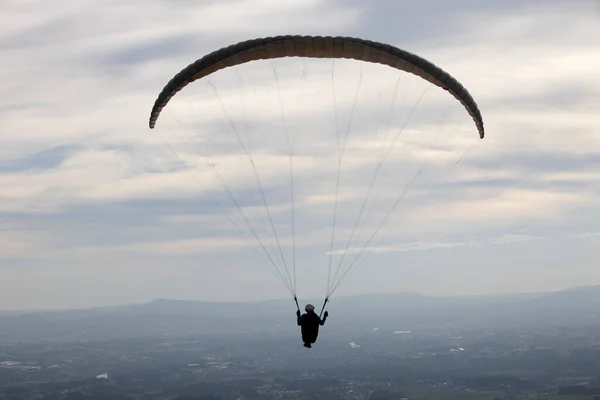 Caldelas Portugal Paragliding Abouaaboua Festival North Portugal Caldelas Portugal — стокове фото