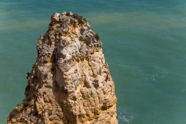 葡萄牙阿尔加维拉各斯Ponta Piedade悬崖 — 图库照片