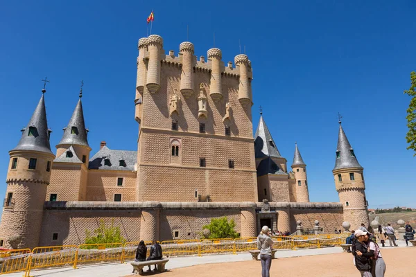 Segovia Spagna Visitare Castello Alcazar Segovia Spagna — Foto Stock